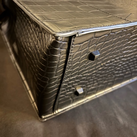 Beis mini work tote (black croc) - Picture 3 of 6